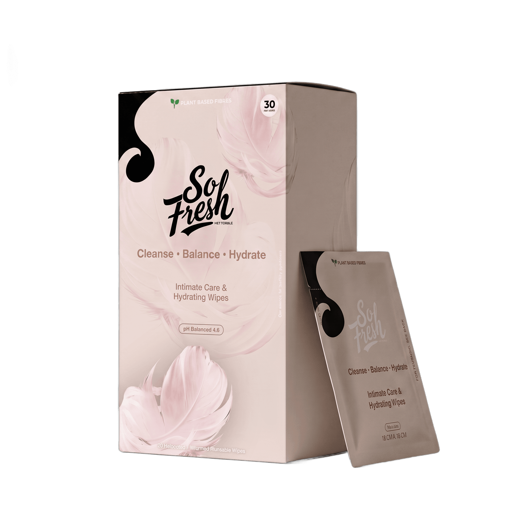 So Fresh Intimate Care & Hydrating Wipes pack